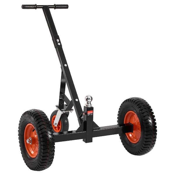 Trailer Dolly, 1200 lbs. Tongue Weight Capacity, Carbon Steel Trailer Hitch Mover w/18 in. and 22 in. Height Adjustable