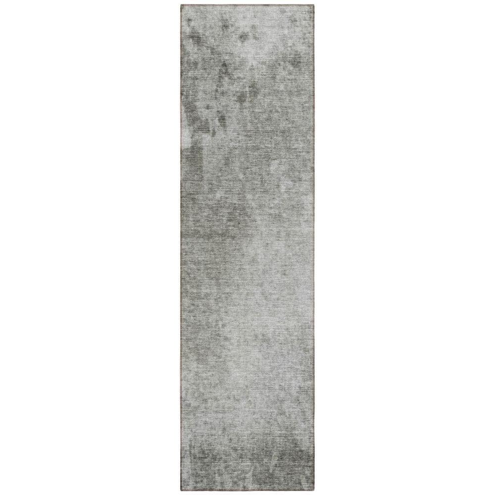 Gray and Off White 2 ft. x 8 ft. Woven Abstract Runner Indoor/Outdoor Area Rug price history on PriceWatchPro