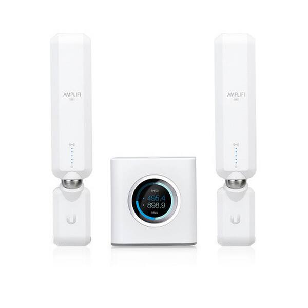 AmpliFi Wi-Fi System by Ubiquiti Labs, Seamless Whole Home Wireless Internet Coverage, HD Router with 2 Mesh Points