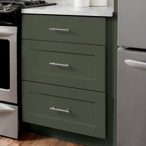 Avondale 12 in. W x 21 in. D x 34.5 in. H Ready to Assemble Plywood Shaker Drawer Base Bath Cabinet in Fern Green