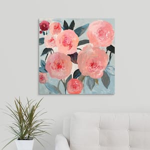 "Coral Floral" by PI Studio Canvas Wall Art