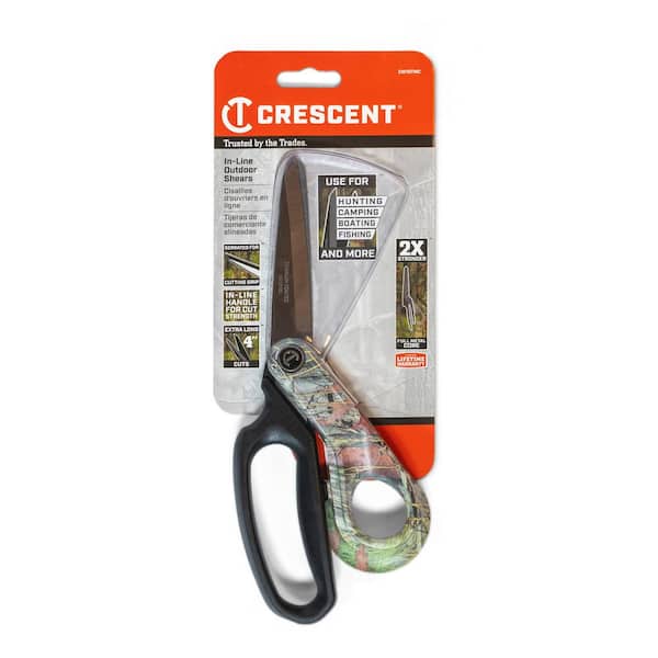 Crescent 10 in. Heavy-Duty Titanium Coated Utility Shear with Camo Handle