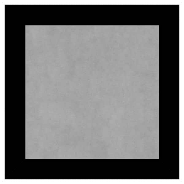 Amanti Art Basic Black 25 in. x 25 in. Framed Magnetic Board