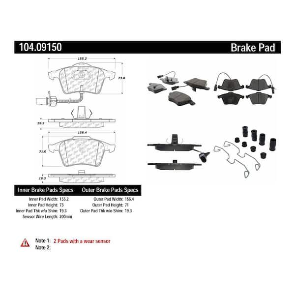 Centric Parts Disc Brake Pad Set