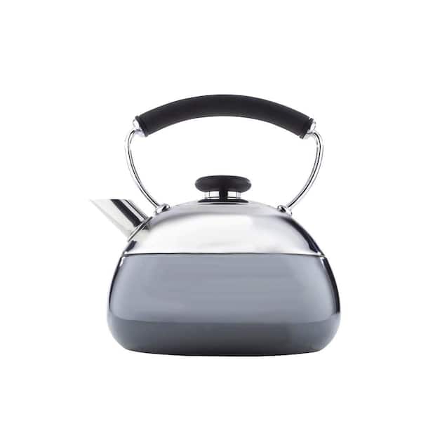 Copco Fusion 2 qt. Tea Kettle in Stainless Steel Pewter