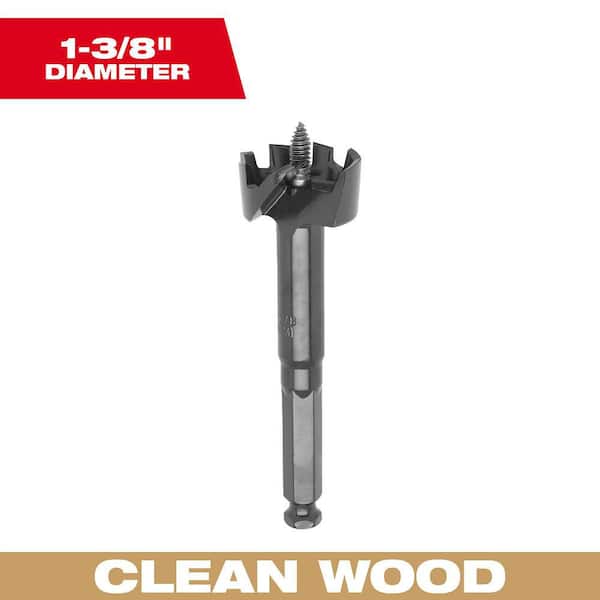 Milwaukee 1-3/8 in. High-Speed Steel Self-Feed Bit