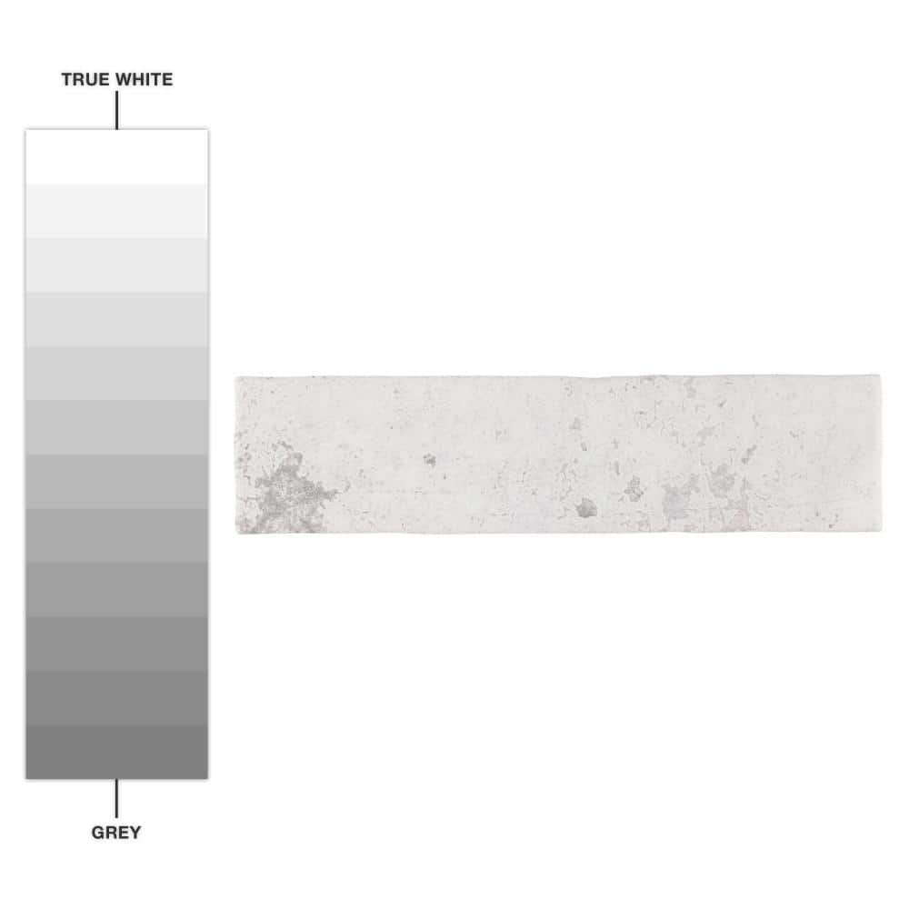 London White 3" x 12" Multi-Finish Ceramic Subway Wall Tile