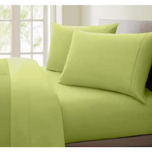 Luxurious Collection Sage 1000-Thread Count 100% Cotton California King Sheet Set ( Sage)