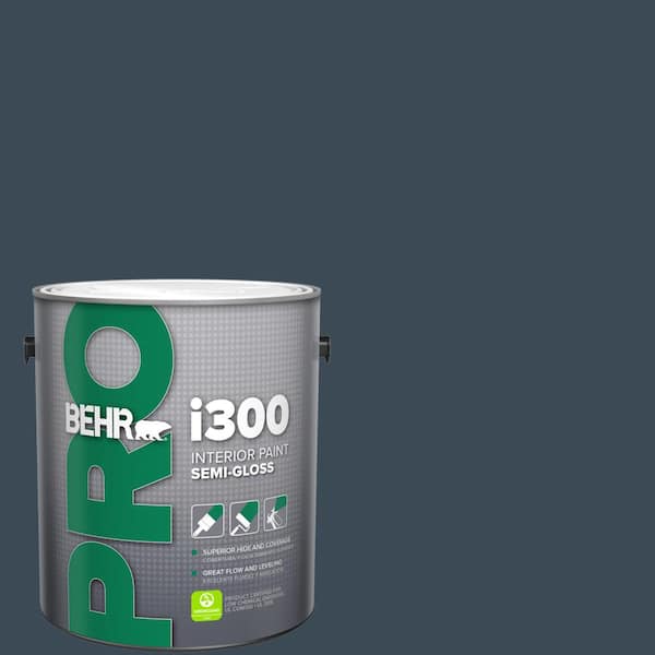 1 gal. #BXC-26 New Navy Blue Semi-Gloss Interior Paint