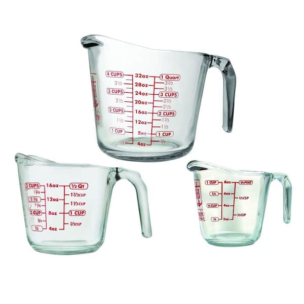 Glass Measuring Cup, Clear Liquid Measuring Cups, Glass Measuring