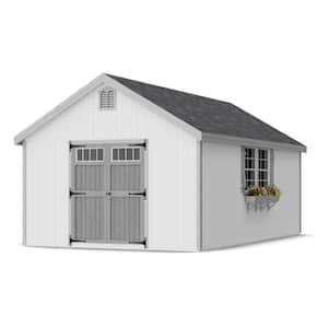 Colonial Williamsburg 12 ft. x 20 ft. Outdoor Wood Storage Shed Precut Kit with Operable Windows (240 sq. ft.)