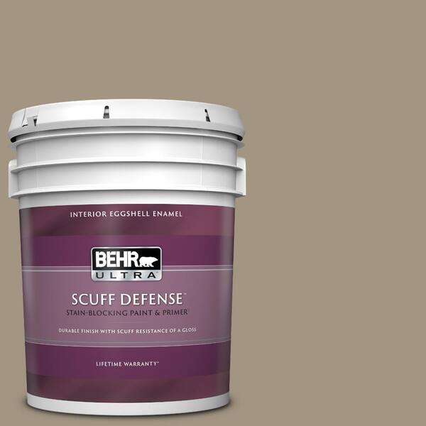 BEHR ULTRA 5 gal. #ECC-43-2 Bridle Path Extra Durable Eggshell Enamel Interior Paint & Primer
