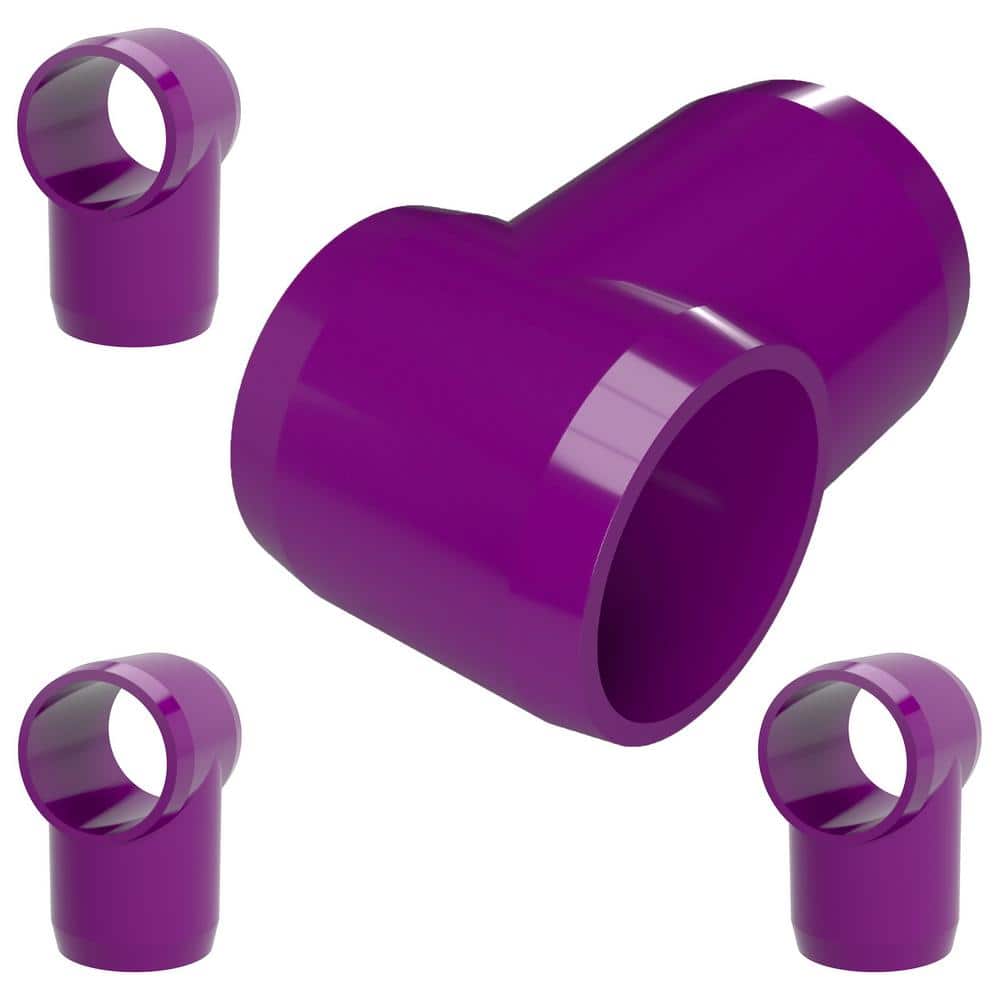 1-1/4 in. Furniture Grade PVC Slip Sling Tee in Purple (4-Pack) price history on PriceWatchPro