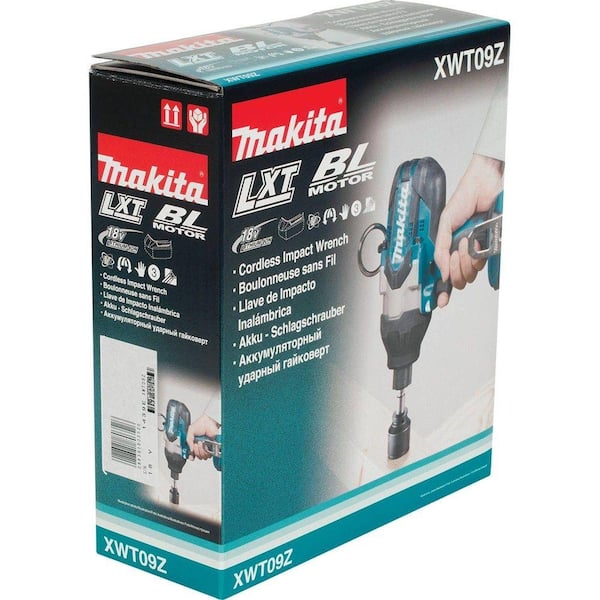Tæt privatliv Undertrykke Makita 18V LXT Lithium-Ion Brushless Cordless High Torque 7/16 in. Hex  Impact Wrench (Tool-Only) XWT09Z - The Home Depot