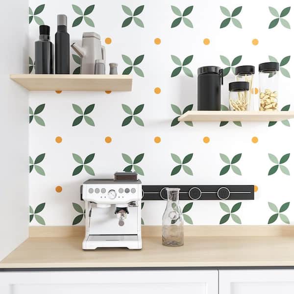 11.8 in. x 11.8 in. Peel and Stick Tile Stickers PVC Self-Adhesive Backsplash Tiles for Wall Floor, 10-Pack