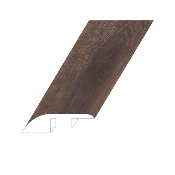 Montserrat Invicta Studio Russet 0.6 in. Thick x 1.8 in. Wide x 94.5 in. Length Vinyl Reducer Molding