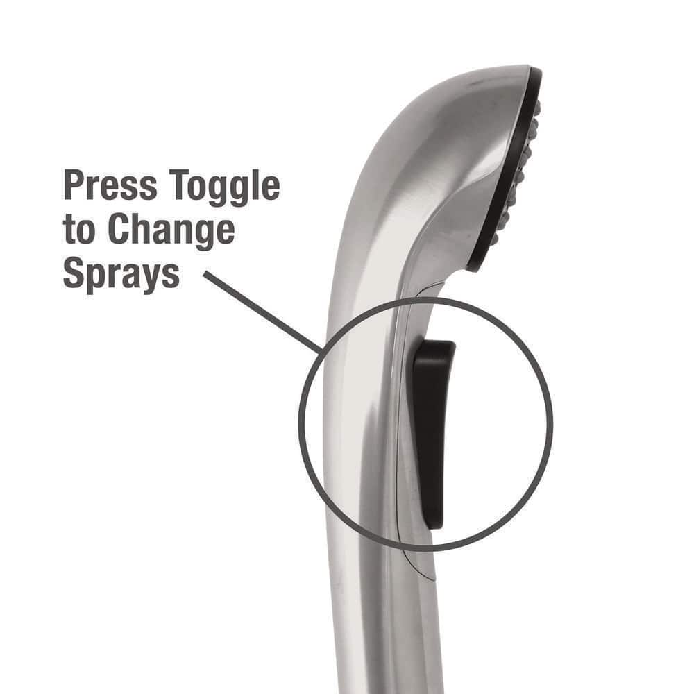 Universal Brushed Nickel Plastic Kitchen Pullout Sprayer
