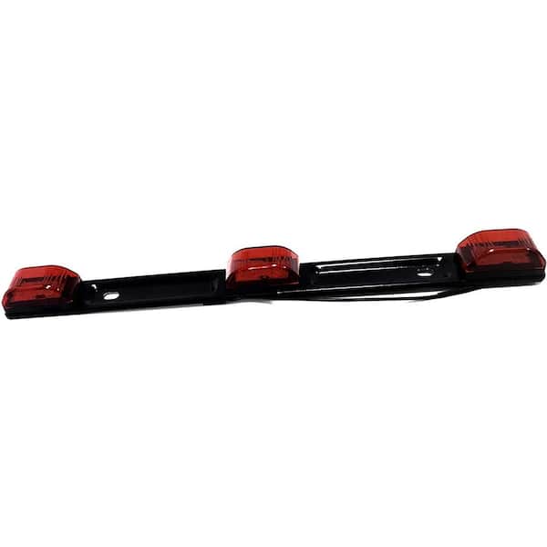 Red Trailer Light Bar Clearance ID Bar Marker Tail Light Waterproof Truck Boat