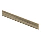 Rustic Wood 47 in. L x 1/2 in. D x 7-3/8 in. H Vinyl Overlay Riser to be Used with Cap A Tread