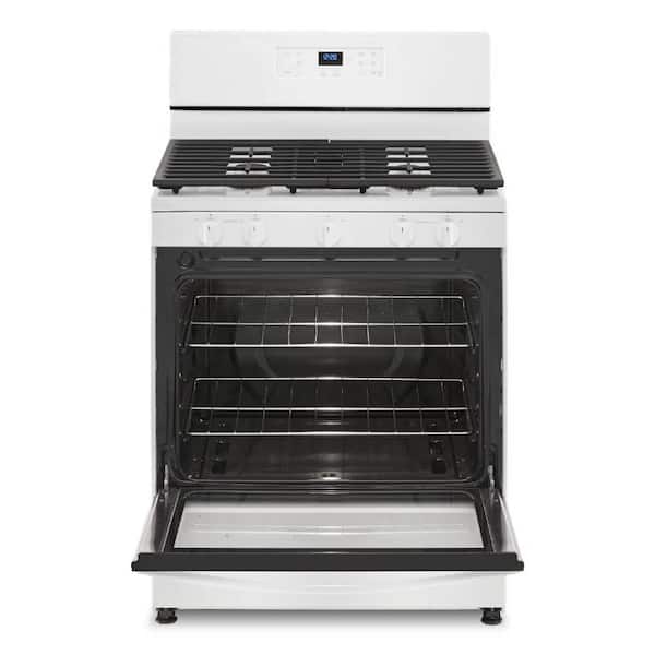 Whirlpool 30 in. 5-Burner Freestanding Gas Range in Stainless Steel  WFG505M0MS - The Home Depot