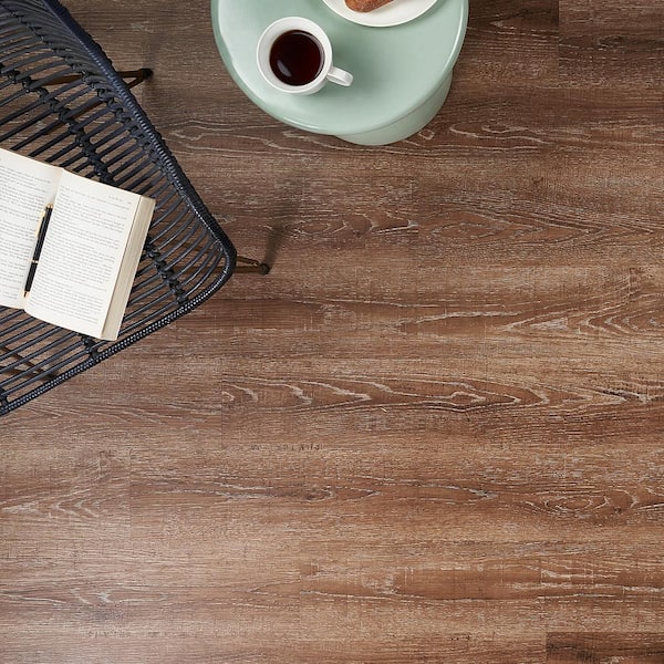 Revive Metro Oak 6MIL x 6.3 in. W x 48 in. L Glue Down Waterproof Luxury Vinyl Plank Flooring (36 sq.ft./case)