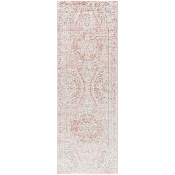 Livabliss Tennyson Rose 3 ft. x 7 ft. Indoor Area Rug