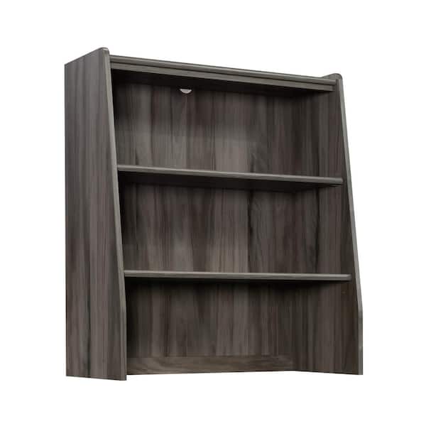 SAUDER Clifford Place Jet Acacia Hutch Adjustable Shelves