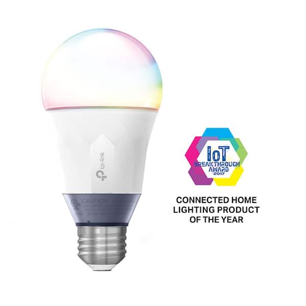 TP-LINK 60-Watt Smart Wi-Fi LED Bulb with Tunable White and Color with Energy Monitoring