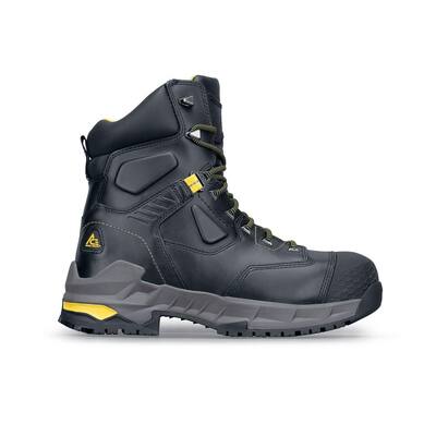 composite toe black work boots