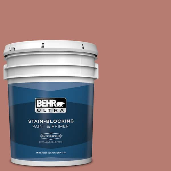 BEHR ULTRA 5 gal. #PPU2-10 Heirloom Extra Durable Satin Enamel Interior Paint & Primer