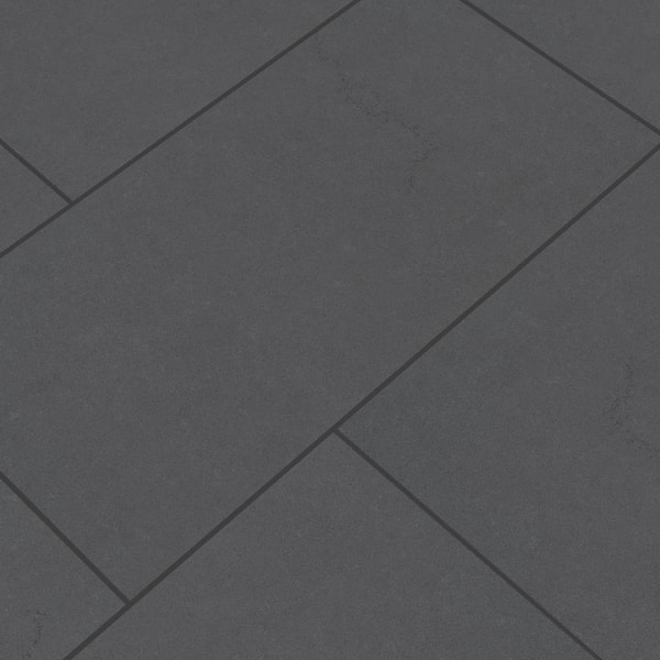 MSI Beton Graphite 11.75 in. x 23.75 in. x 0.38 in. Matte Porcelain Paver Floor and Wall Tile (8 Pieces/16 sq. ft./Case)