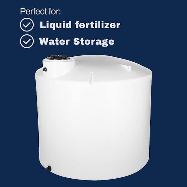 VPC 2500 Gal. White Polyethylene Vertical Storage Tank (12.51 lbs
