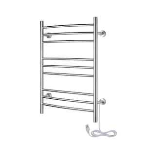 32 in. 9-Bars Stainless Steel Riviera Dual Connect Towel Warmer in Brushed