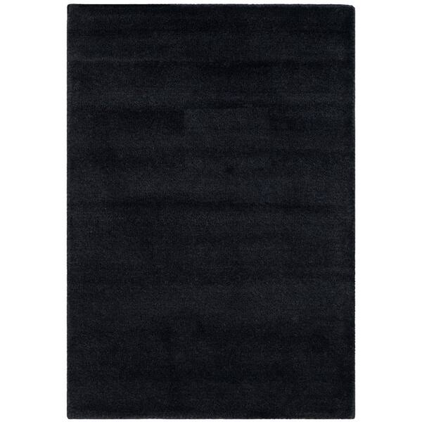 SAFAVIEH Himalaya Black Doormat 2 ft. x 4 ft. Solid Area Rug