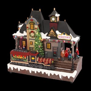 12.2 in. H Battery Operated Lighted Musical Train