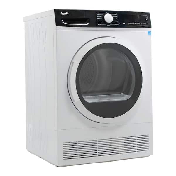 4 cu. ft. ventless Front Load Stackable Electric Dryer, in White