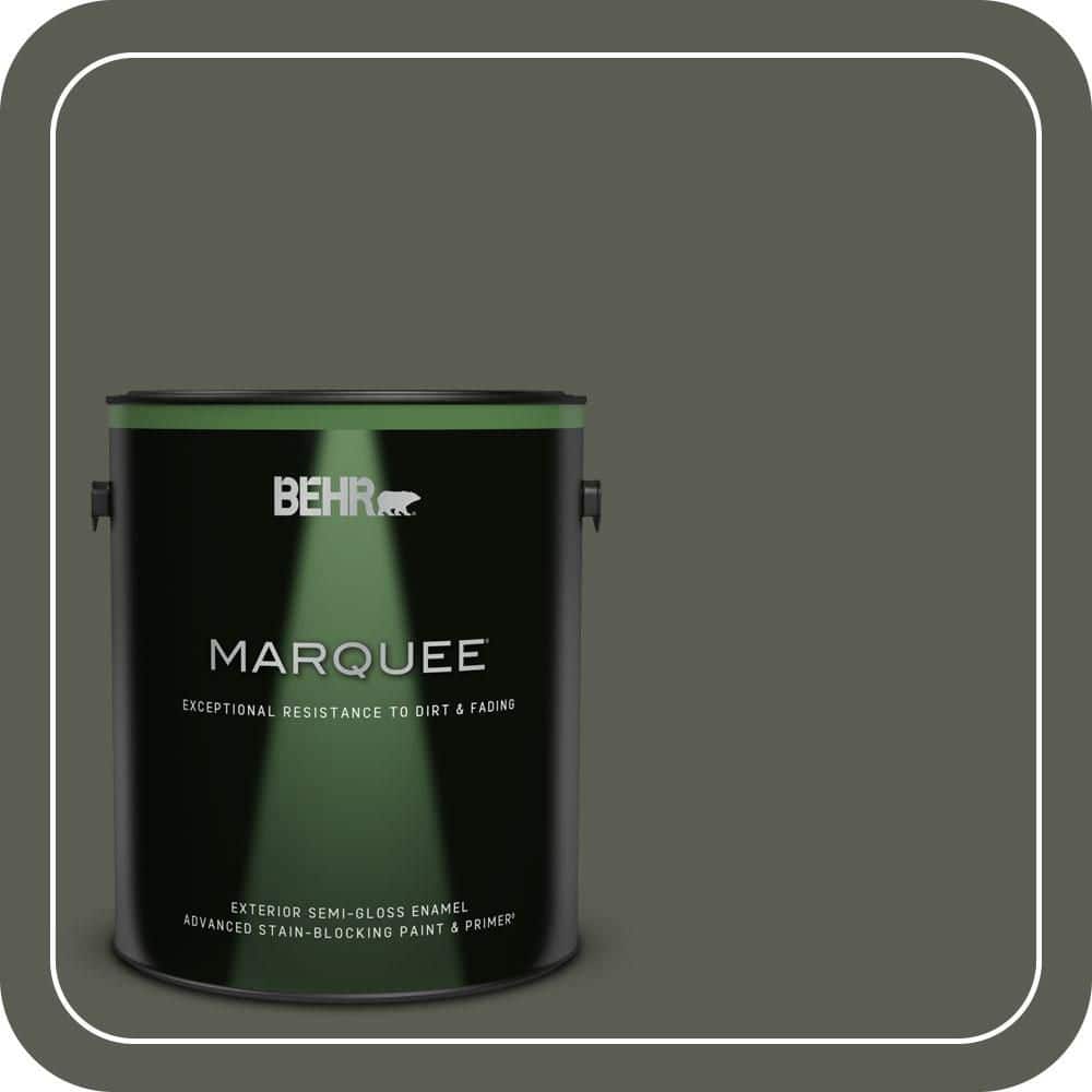 1 gal. #N380-7 Black Bamboo Semi-Gloss Enamel Exterior Paint & Primer price history on PriceWatchPro