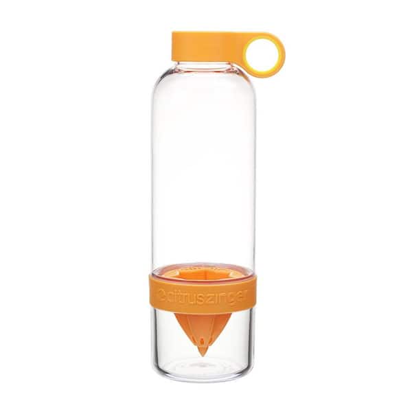 Unbranded 28 oz. Citrus Infusion Water Bottle in Orange