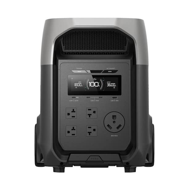 EcoFlow 3600-Watt Delta 3 Ultra, 3072Wh LFP Power Station, Home