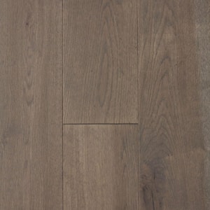 Take Home Sample - Castlebury Scarborough Grey Euro Sawn White Oak Solid Hardwood Flooring - 5 in. x 7 in.