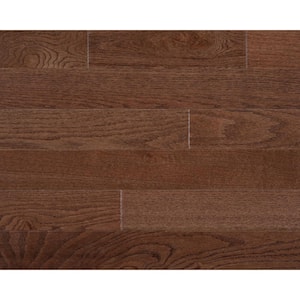 Bryson Brown Oak 3/4 in. T x 3.25 in. W x Random Length Solid Red Oak Hardwood Flooring (27.00 sq. ft./case)