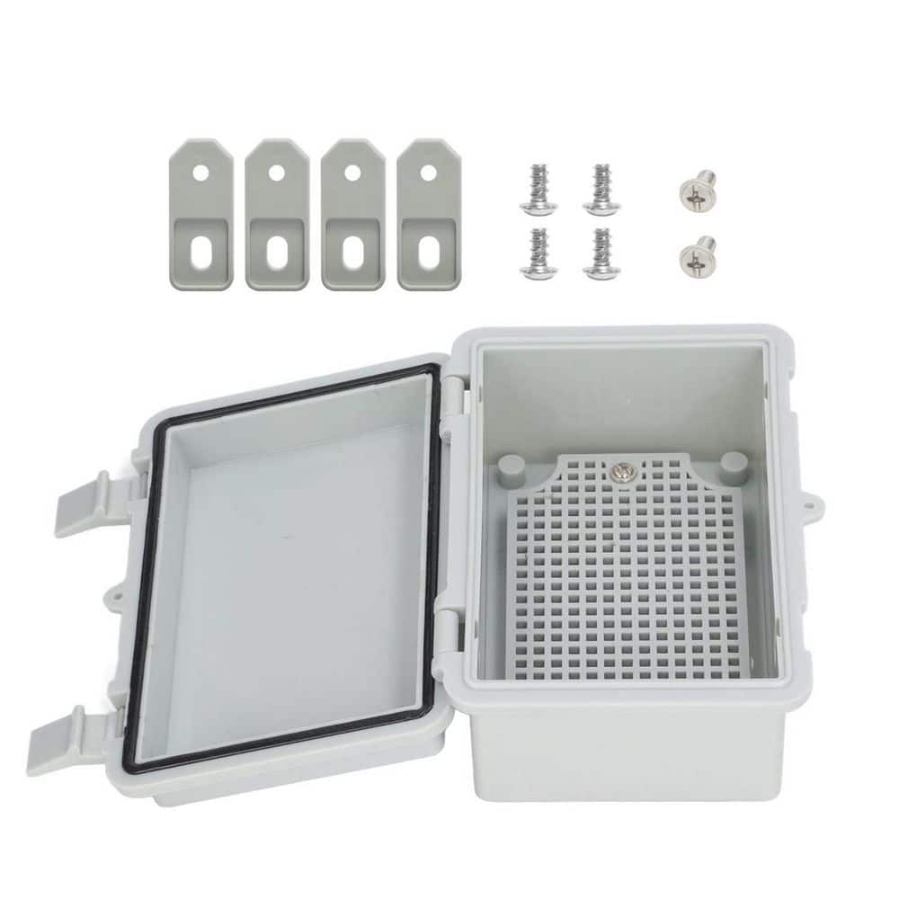 ABS Plastic Junction Box IP65 Waterproof and Dustproof Hinged Enclosure fo