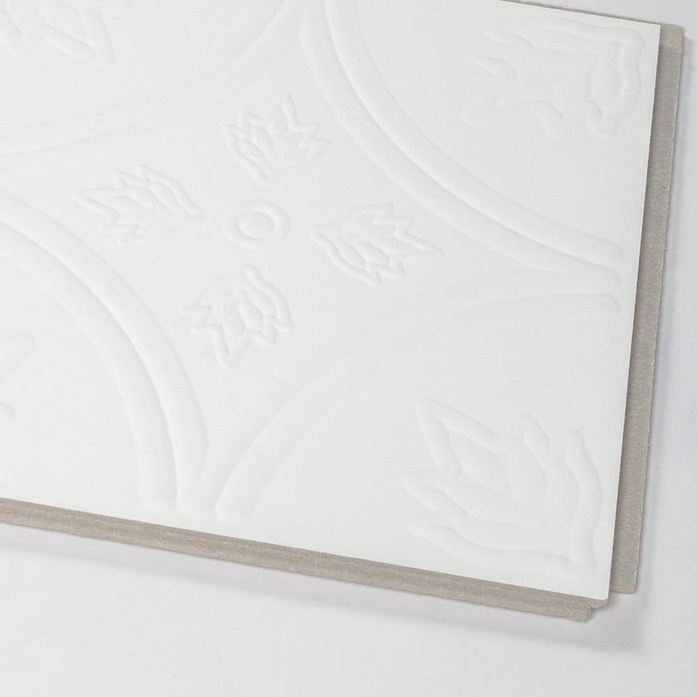 White 12" x 12" Powder Coated Acoustic Ceiling Tiles