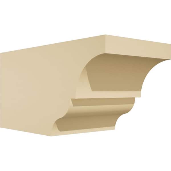 Ekena Millwork Standard Asheboro 6 in. W x 6 in. H x 12 in. D Signature Urethane Rafter Tail Outlooker