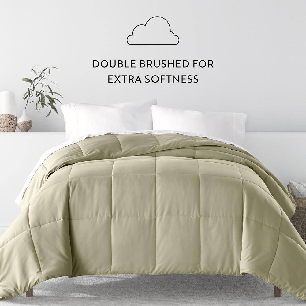 Sage Full Down Alternative Microfiber Comforter Set