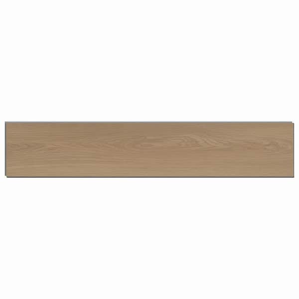 A&A Surfaces - Silver Lullaby 22 MIL x 9 in. W x 48 in. L Waterproof Click Lock Luxury Vinyl Plank Flooring (20.95 sq. ft./case)