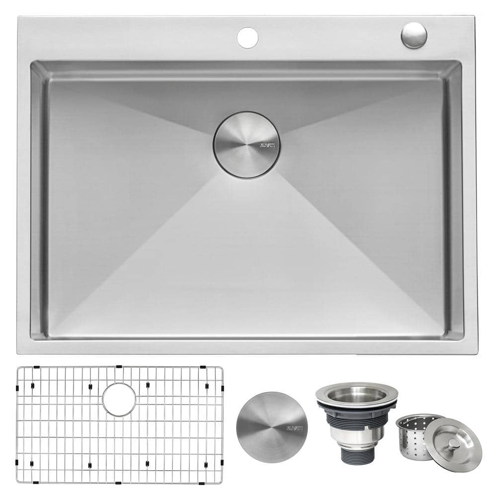 Ruvati 30 x 22 Inch Stainless Steel Single Bowl Kitchen Sink