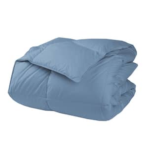 LaCrosse LoftAIRE Porcelain Blue Medium Warmth Recycled Fill King Alternative Down Comforter