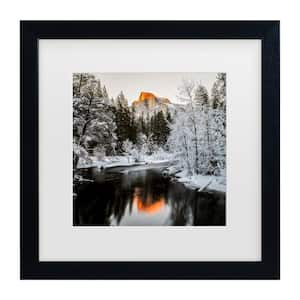 David H Yang the Last Sunshine Matted Framed Photography Wall Art 13 in. x 13 in.