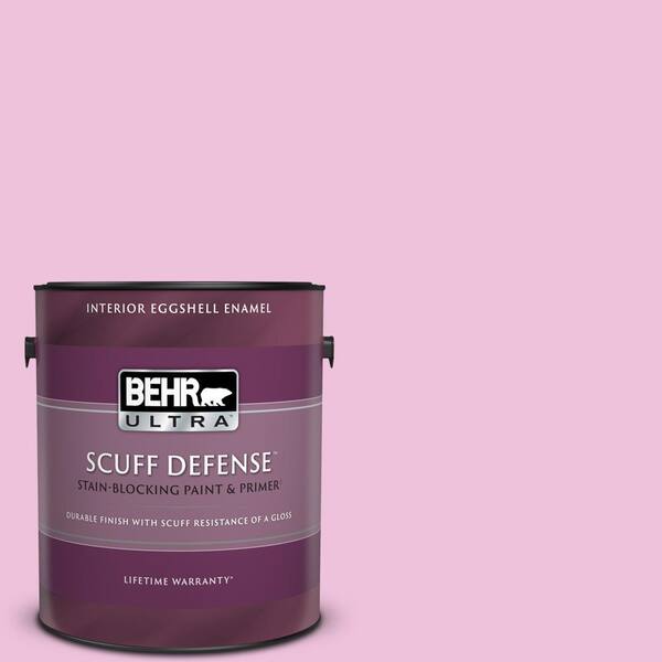 BEHR ULTRA 1 gal. #P120-1 Starlet Pink Extra Durable Eggshell Enamel Interior Paint & Primer